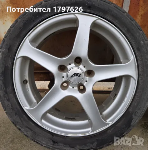 Джанти AEZ 17 5x120, снимка 3 - Гуми и джанти - 49708424