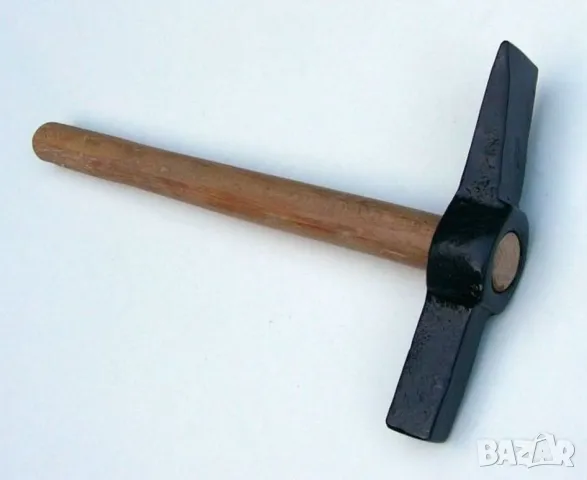 Нов Оригинал Класически Германски Зидарски Дюлгерски ЧУК 900 грама с дървена дръжкa 320 мм БАРТЕР, снимка 2 - Други инструменти - 50074537