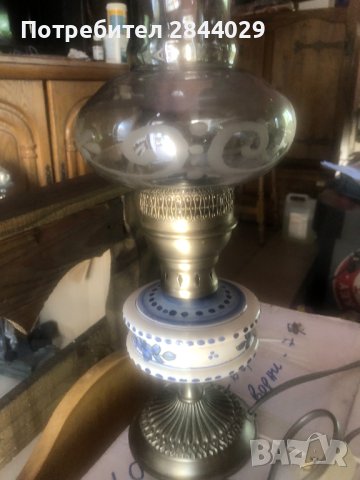 продавам нощна лампа имитация на старинна газова лампа, снимка 6 - Антикварни и старинни предмети - 41638253