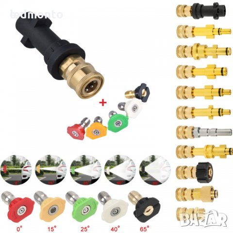 🔥 адаптер накрайник за всички водоструйки Karcher Parkside Bosch Lavor! 🔥 