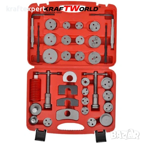 Комплект за спирачни цилиндри KraftWorld – 35 части за дискови спирачки, снимка 6 - Индустриална техника - 53745895