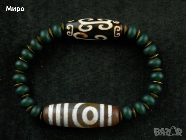 ТИБЕТ НЕПАЛ ХИМАЛАИ ДЗИ МЪНИСТА ДВЕ ОЧИ ГРИВНА, снимка 1