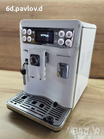 Saeco Exprelia EVO   - с  БГ меню, снимка 4 - Кафемашини - 52901600