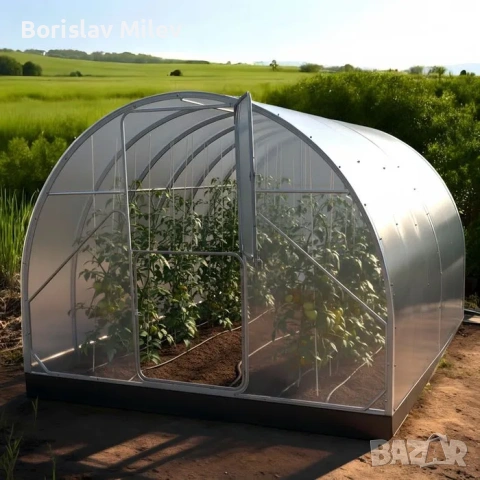 Оранжерия с поликарбонатно покритие, снимка 3 - Оранжерии - 53461852