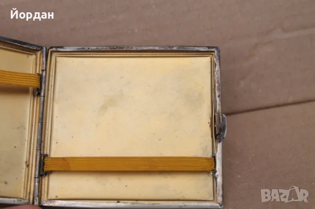 Посребрена табакера, снимка 11 - Антикварни и старинни предмети - 47549388