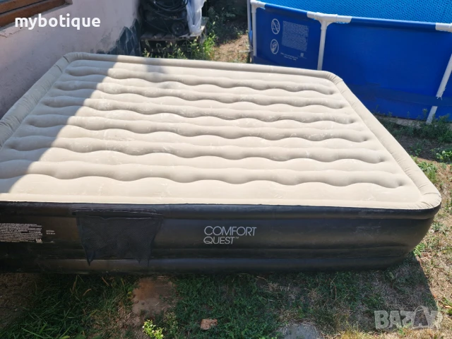 Надуваемо легло с вградена ел. Помпа  размер 1.50x2,00x0,44 нехлъзгащо се