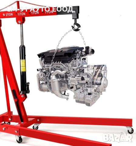 Хидравличен крик за двигатели тип жираф 2Т, снимка 5 - Индустриална техника - 51656486