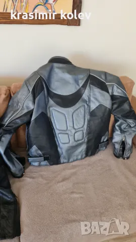 Кожен мото екип от естествена кожа , снимка 2 - Спортни дрехи, екипи - 50423778