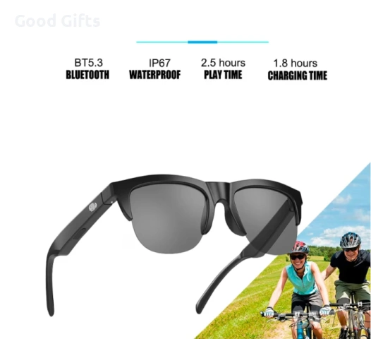 Смарт Слънчеви Очила с Bluetooth Слушалки – Технология, Стил и Свобода в Едно, снимка 9 - Слънчеви и диоптрични очила - 53367844