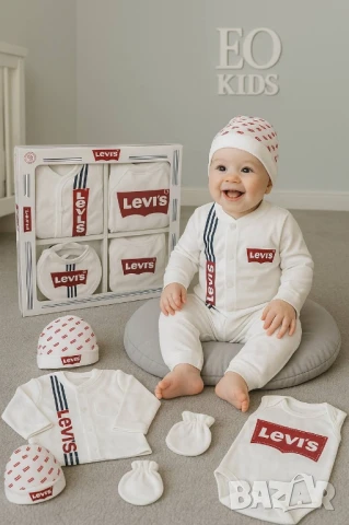 Бебешки комплект Levi's karl lagerfeld fendi Moncler louis vuitton calvin klein 