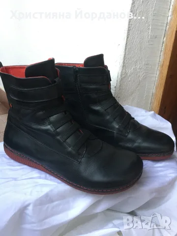 Боси обувки кожени боти Green-comfort , снимка 2 - Дамски боти - 56047256