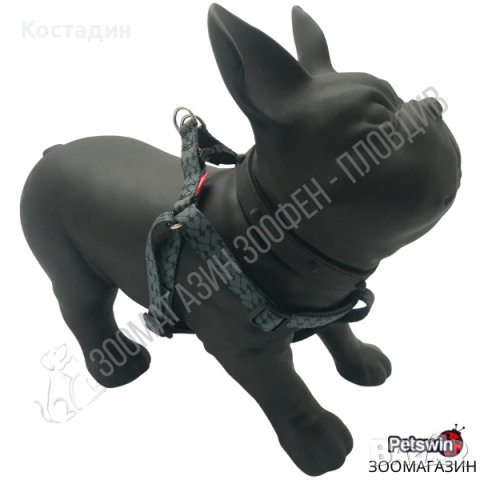 Нагръдник за Куче - Go Get Harness Neoprene - XS, S, M, L - Cuori Grigi - Pet Interest, снимка 2 - За кучета - 38853151
