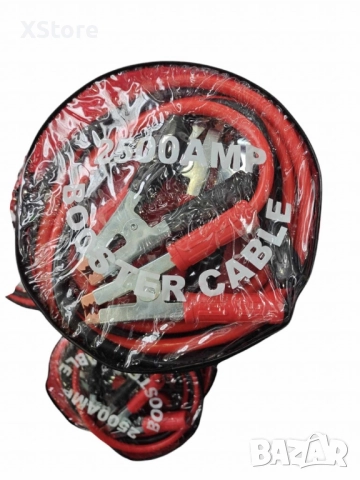 Мощни 2500 AMP бустер кабели за подаване на ток — Стартирайте автомобила за секунди