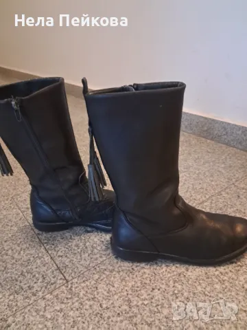 Кожени ботуши за момиче 35 номер, снимка 4 - Детски боти и ботуши - 47935872