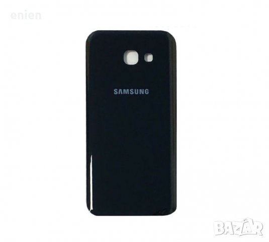 Заден капак, панел стъкло за Samsung Galaxy A3 2017 / Черен, снимка 1 - Резервни части за телефони - 39708703