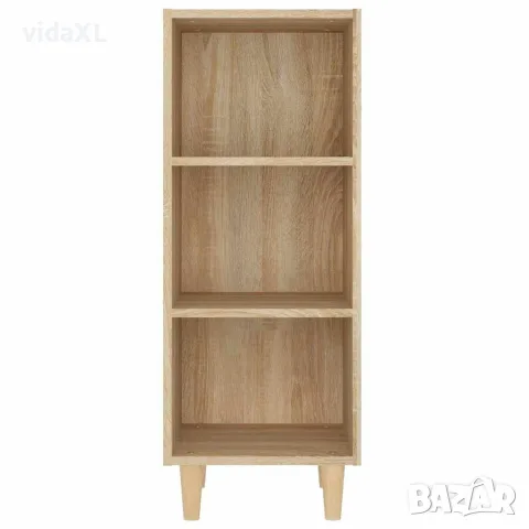vidaXL Сайдборд, Дъб сонома, 34,5x32,5x90 см, инженерно дърво, снимка 5 - Бюфети - 56148048