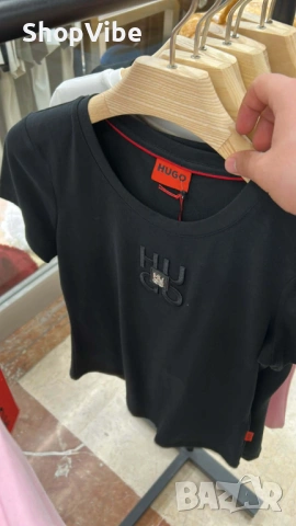 Дамска тениска Guess;Hugo реплика ААА+, снимка 3 - Тениски - 53638385