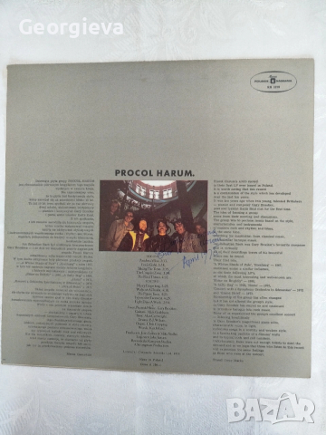 Procol Harum ‎– Procol's Ninth - 1975 Prog Rock , снимка 2 - Грамофонни плочи - 53573225