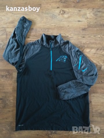 nike carolina panthers - страхотно мъжко горнище УГОЛЕМЕНО, снимка 4 - Спортни дрехи, екипи - 42262865