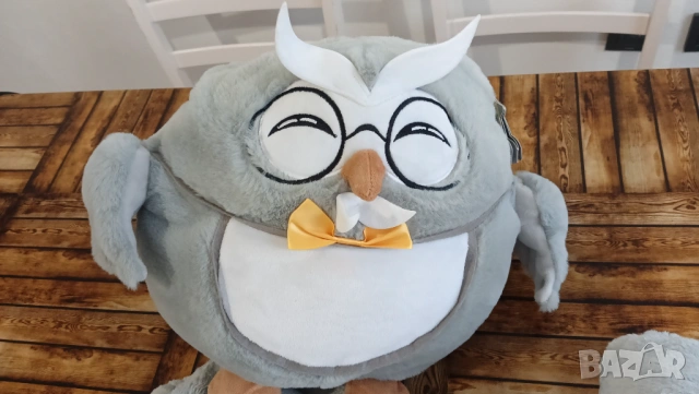 бухал dormeo мека играчка с одеало във вътрешността детско бебешко, снимка 4 - Спално бельо и завивки - 53413606