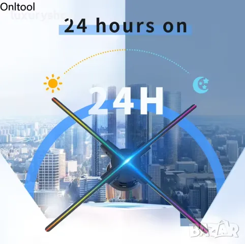 3D холограмен проектор подходящ за рекламна цел, снимка 2 - Плейъри, домашно кино, прожектори - 49775521