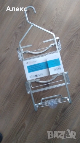 Алуминиева етажерка за баня , снимка 5 - Етажерки - 53518577