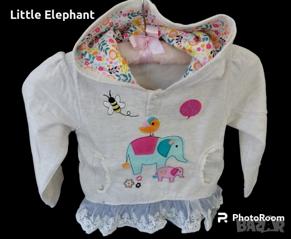 Суитчер за 3-4 год момиченце"Hello Sunshine",светло кафяв"Hello Sunshine",Англия/нов