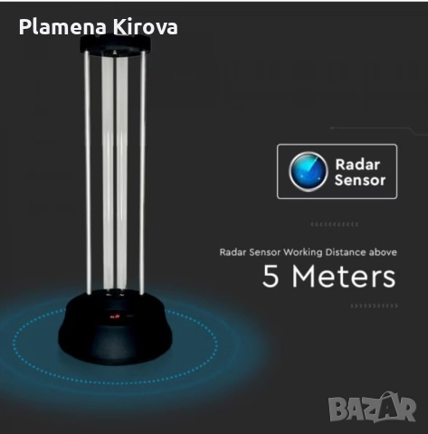 Бактерицидна лампа със стерилизация Ultraviolete и Ozon, снимка 4 - Медицинска апаратура - 52908397