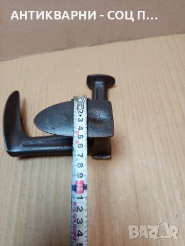 Соц Стара Обущарска Наковалня 2.200кг. НОМЕР 718., снимка 13 - Антикварни и старинни предмети - 53513641