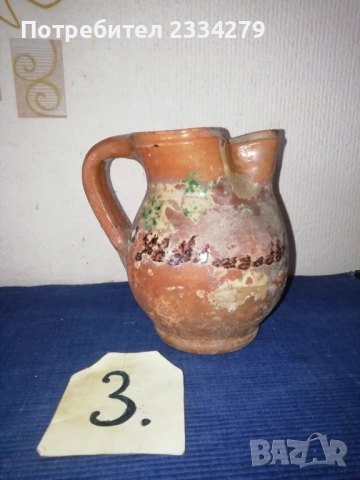 Стари глинени-каменни съдове от различни години и грънчари. , снимка 16 - Антикварни и старинни предмети - 52830110