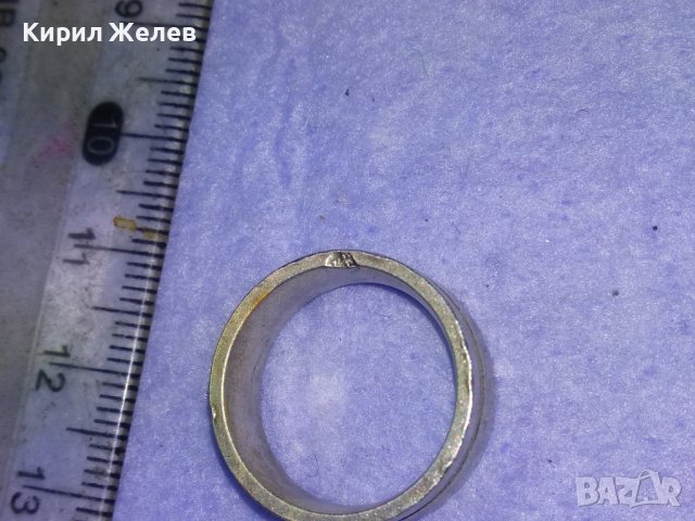 Стара МАСИВНА СРЕБЪРНА СТИЛНА ХАЛКА ПРЪСТЕН СРЕБРО 925 РЪЧНА МАЙСТОРСКА АРТ ИЗРАБОТКА 40517, снимка 7 - Пръстени - 42599893
