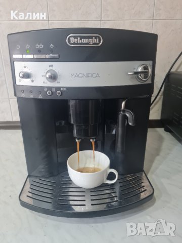 Кафе автомат Delonghi magnefica, снимка 6 - Кафемашини - 41488265