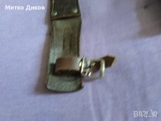 Fes Rostfrei немски нож от соца с калъф естествена кожа за колан 185х100мм, снимка 6 - Ножове - 41658641