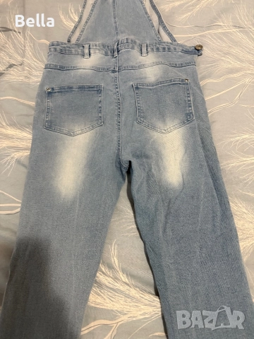 skinny denim dungarees, снимка 5 - Гащеризони - 52010398