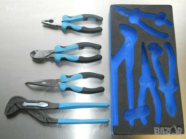 HAZET No.163-257 - PROFI-SET Клещи в мека подложка !!! ORIGINAL HAZET Made in Germany !!!, снимка 2 - Клещи - 34718388
