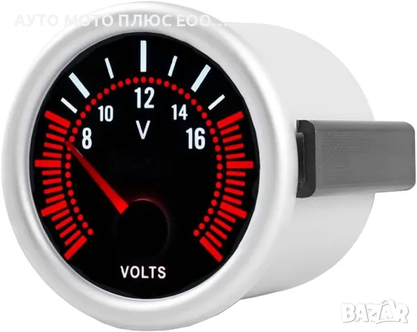 Измервателен Уред Волтметър за автомобил 8V до 16V., снимка 2 - Аксесоари и консумативи - 48710414