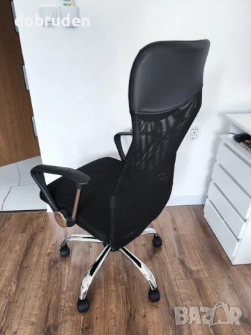 Промо! Черен офис стол в добро състояние, снимка 2 - Столове - 52914422