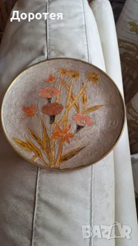 К-кт кана и две чиний месинг с клетъчен емайл, снимка 5 - Колекции - 48835724