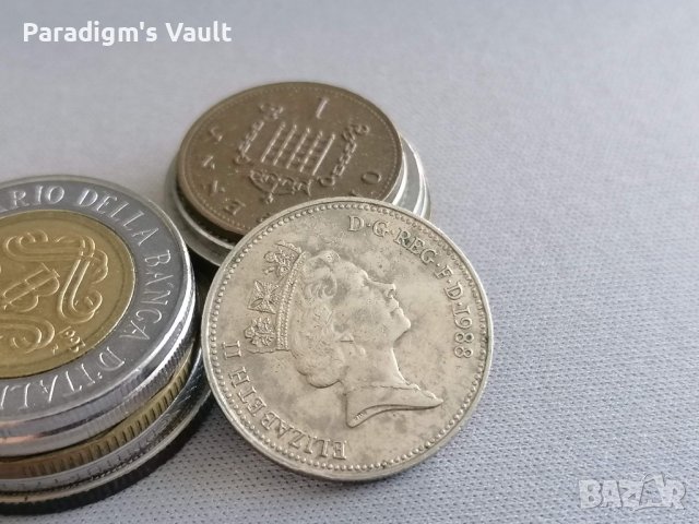 Монета - Великобритания - 5 пенса | 1988г., снимка 2 - Нумизматика и бонистика - 41694354