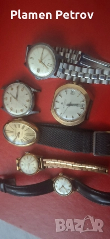 Швейцарски часовници/съветски и немски/, снимка 7 - Антикварни и старинни предмети - 22407041
