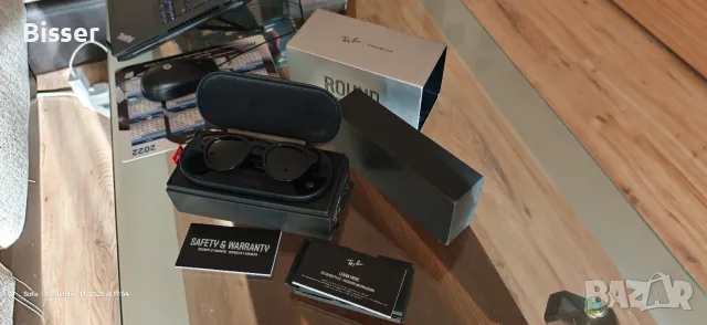 Като нови RayBan Stories Round Facebook RW4003 Meta – пълен комплект, снимка 8 - Друга електроника - 56059749