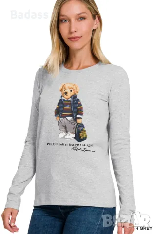 Нови дамски блузи размери XS-5XL, снимка 3 - Блузи с дълъг ръкав и пуловери - 49096443