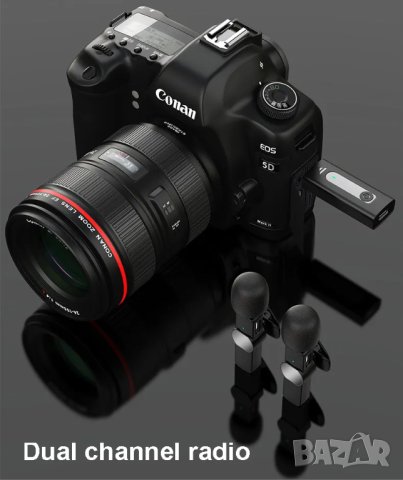 Микрофон за смартфон, безжичен, Фотоапарат, камера, 3.5mm, за Android, за IPhone, букса 3.5мм, жак, снимка 6 - Микрофони - 41942824