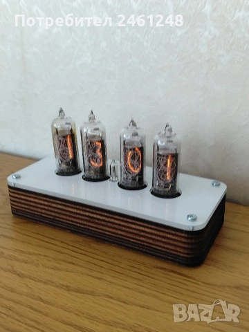 Лампов часовник, nixie clock, снимка 2 - Друга електроника - 51158094