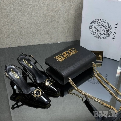 сандали на ток versace ysl saint laurent , снимка 5 - Сандали - 50674002
