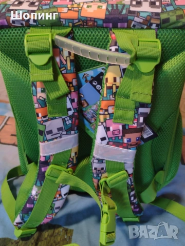 Чисто нови ученически раници - Супер Марио, Майнкрафт, Извънземни, снимка 15 - Раници - 36667633