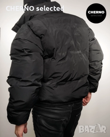 SEAN JOHN пухено яке с лого – Размер L•XL – Ново без етикети, снимка 3 - Якета - 52865205