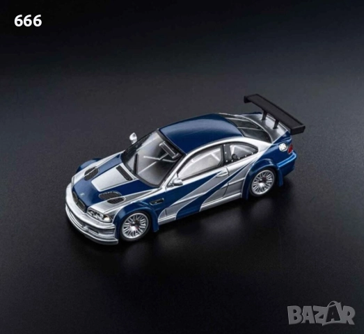 DCM 1:64 BMW M3 GTR E46 – Need for Speed, снимка 2 - Други ценни предмети - 52714818