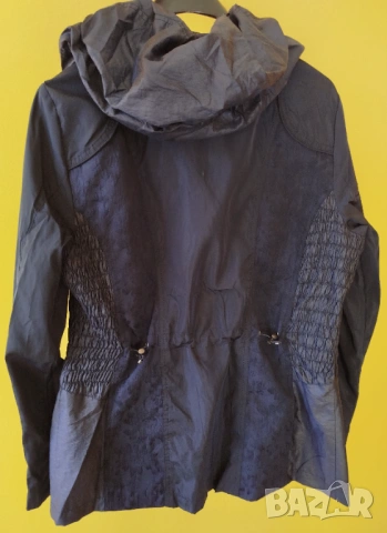 модерно дамско яке с яка/ качулка- District- размер S, снимка 12 - Якета - 53844832