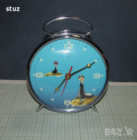 Анимиран будилник с тюленчета, механичен